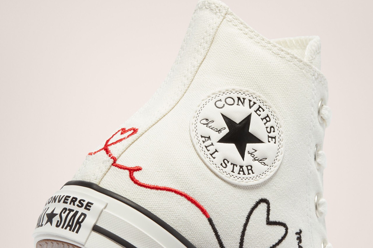 Converse avec shop motif