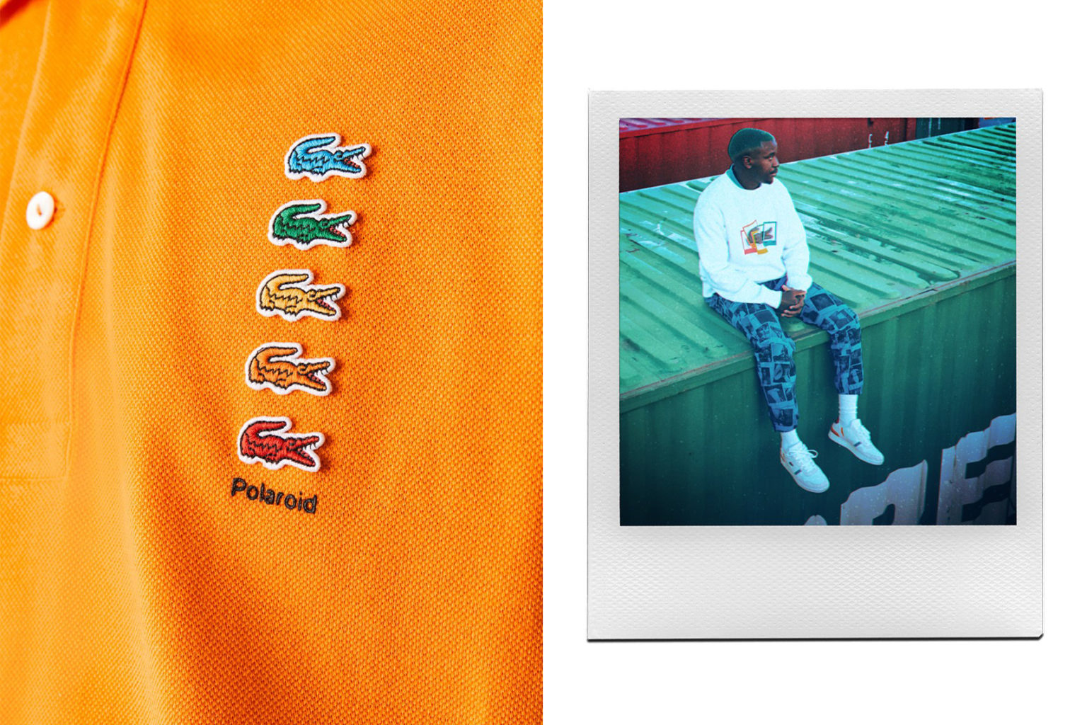 Lacoste s'associe à Polaroid pour une collection capsule