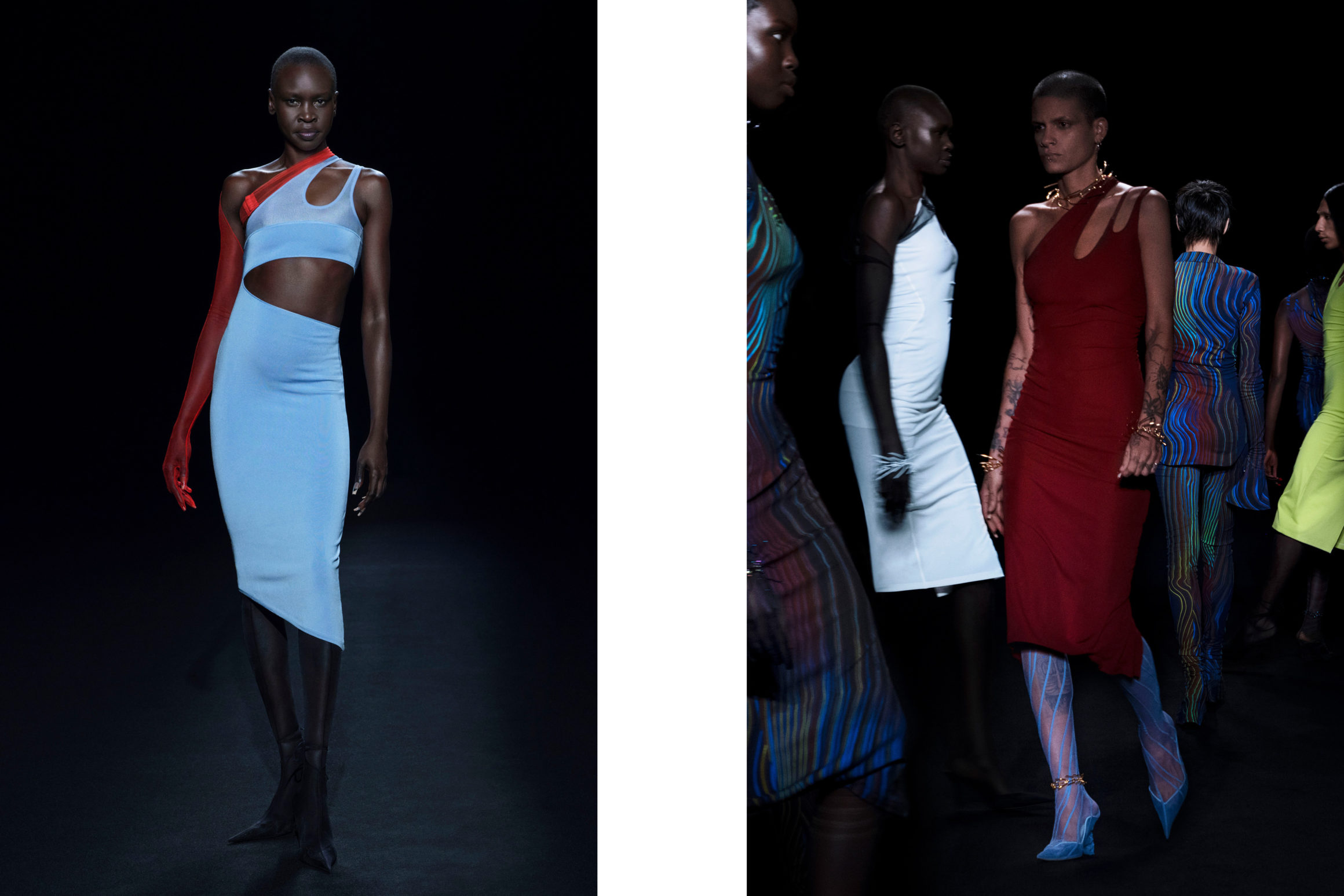 Mugler enrôle Bella Hadid et la star d'Euphoria Hunter Schafer pour son