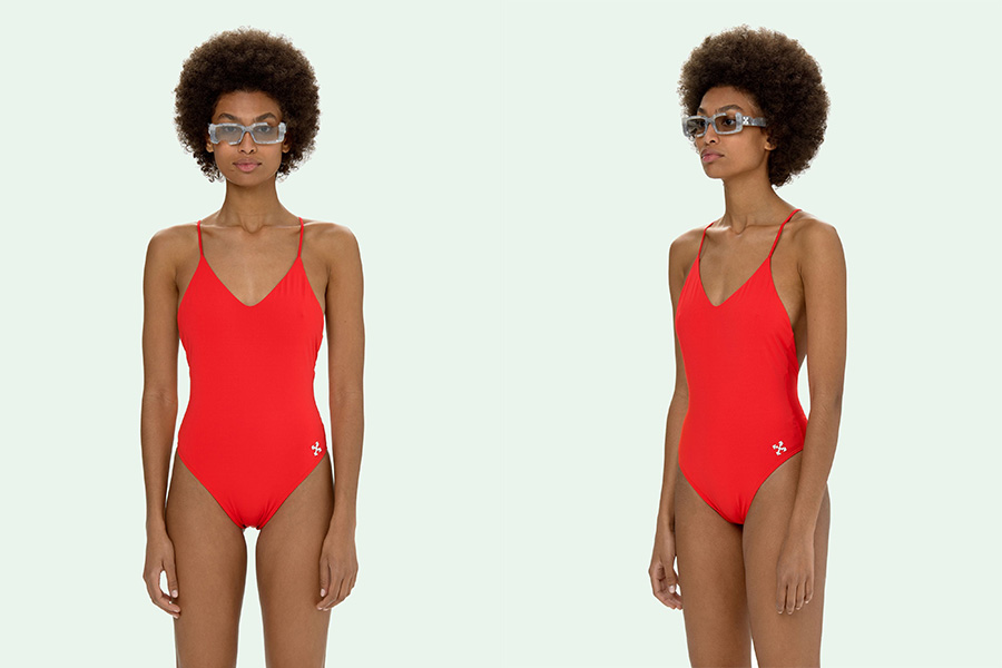 Maillot deux pièces Off-White c/o Virgil Abloh Femme Vêtements Articles de plage et maillots de bain Bikinis et maillots de bain 