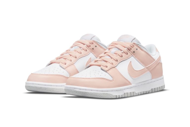 nike dunk low coral pink