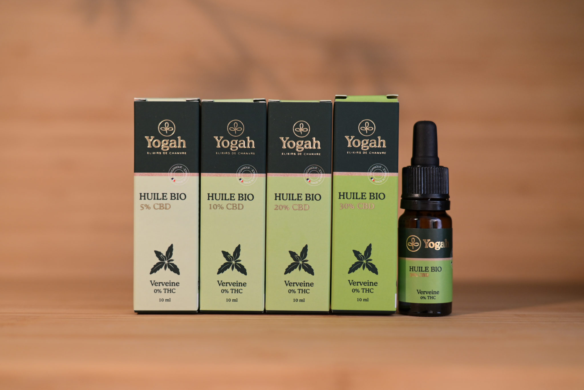 CBD Des huiles aromatisées imaginées par la marque française Yogah