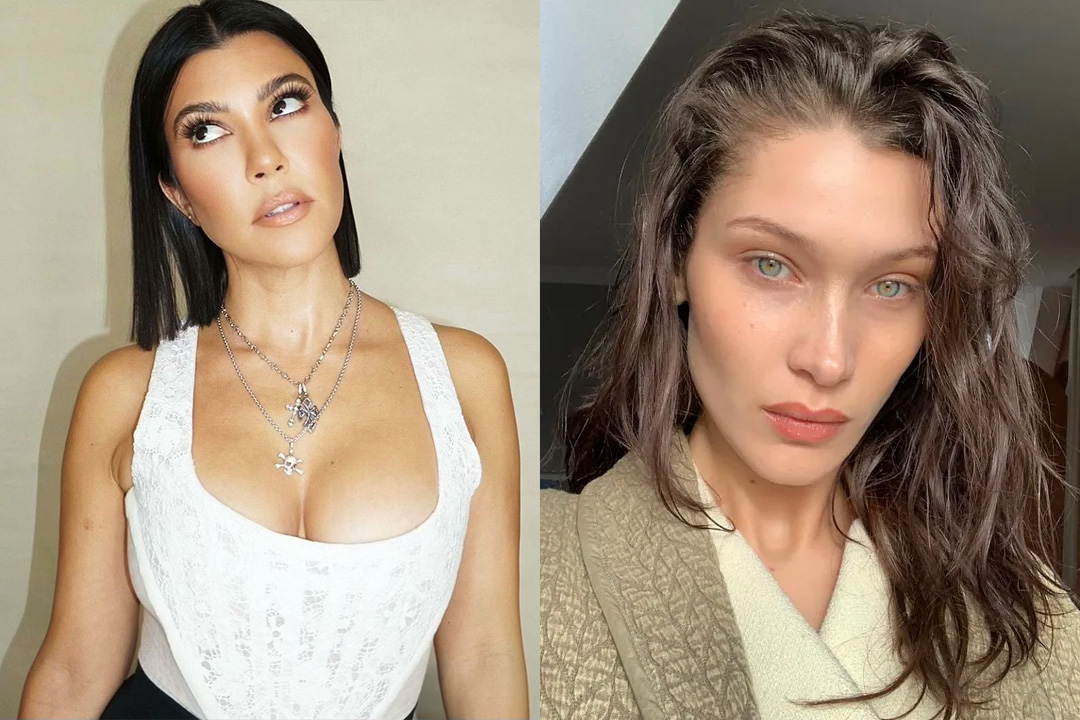 Kourtney Kardashian Before and After - The Skincare Edit