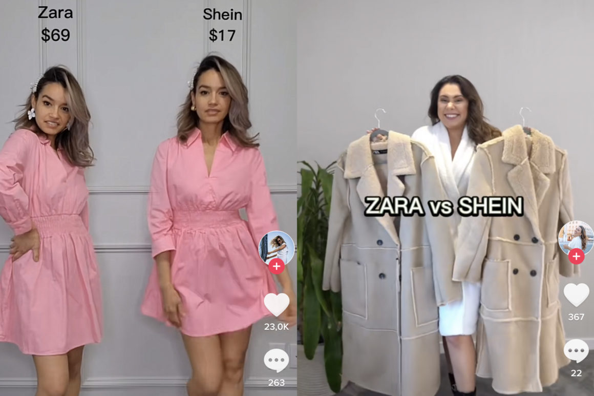 Zara vs SHEIN, le nouveau challenge TikTok qui angoisse