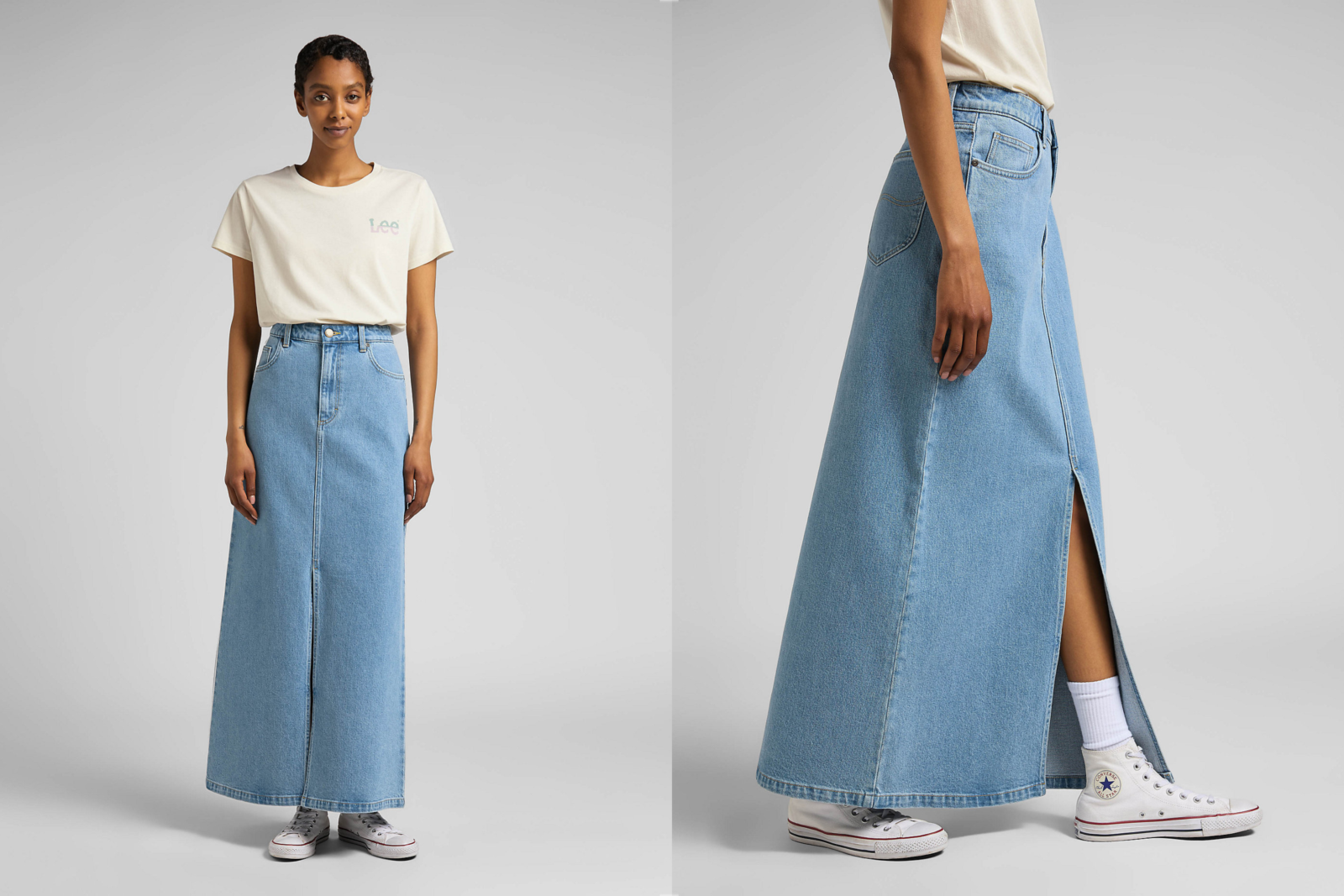 Voici où trouver des jupes longues en jean
