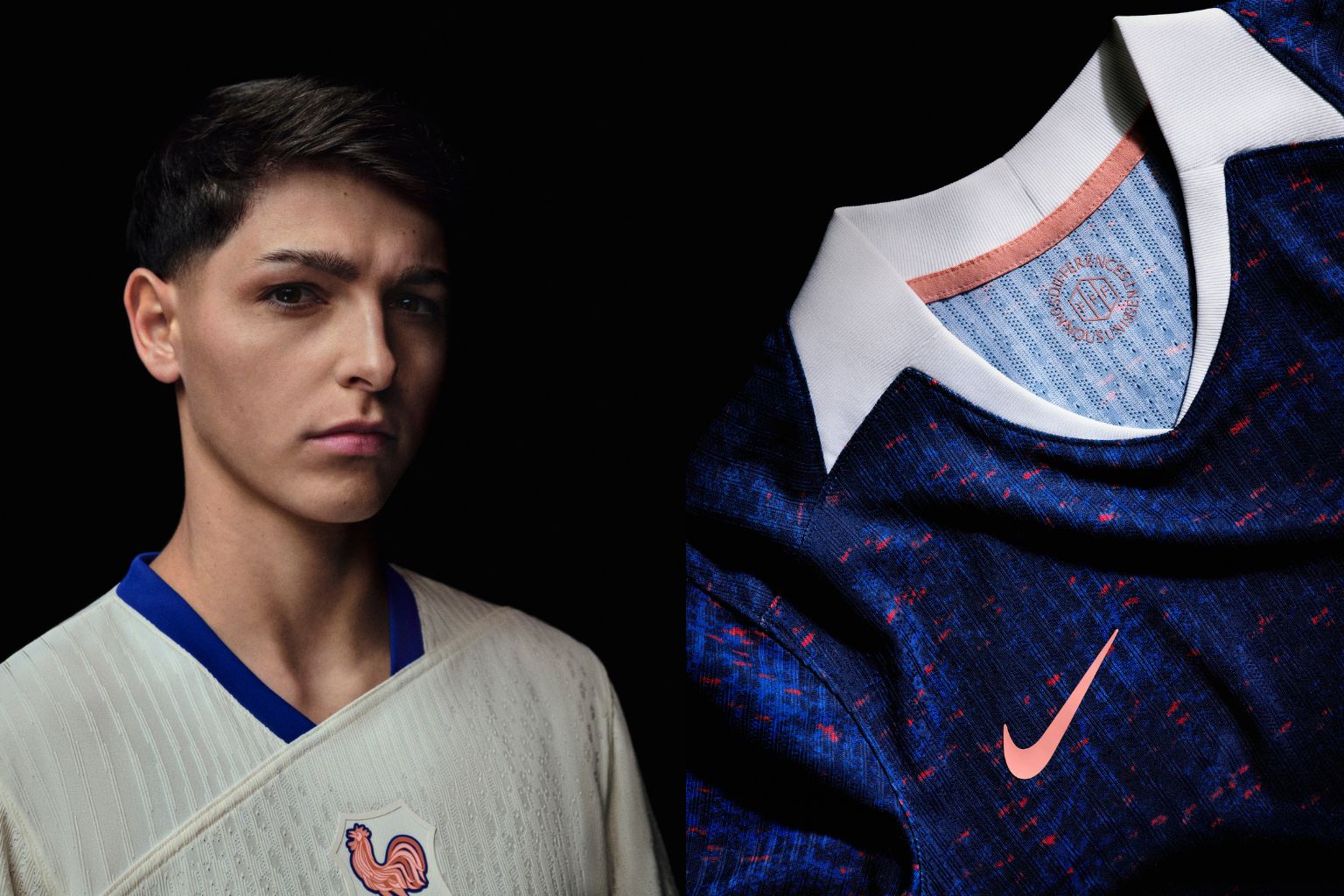 T-Shirt Femme Équipe De France De Football FFF - Collection Officielle En Coton Doux
